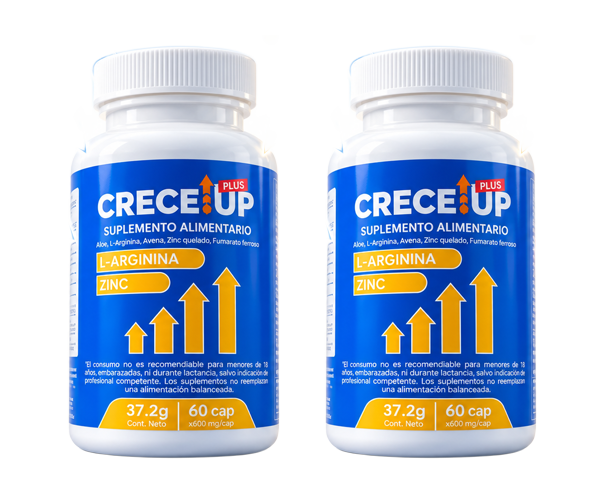 2 frascos Crece Up Plus